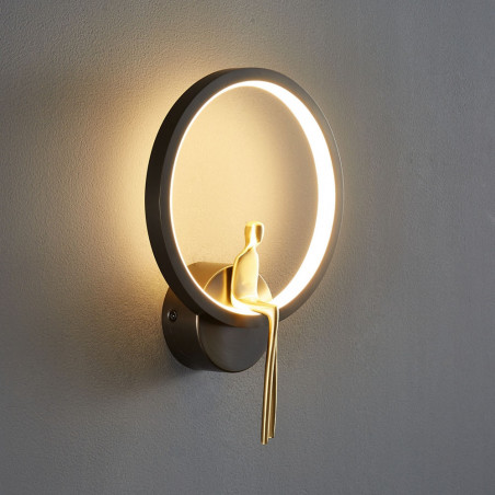 Kinkiet Czarny LED Amici - Step Into Design | Elegancki Design