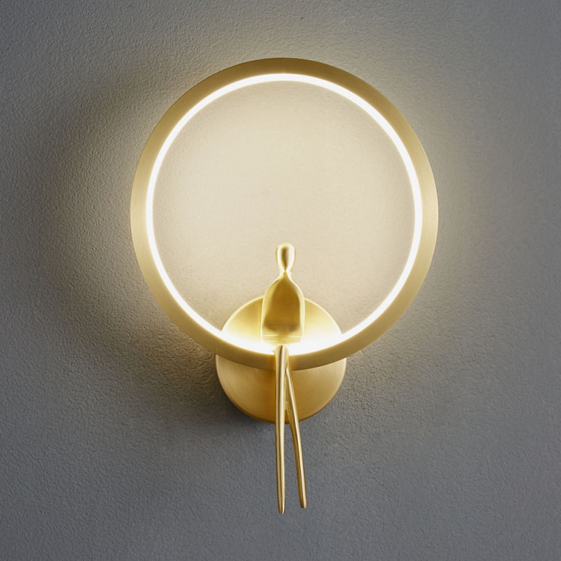 Kinkiet LED Amici złoty - Step Into Design | Eleganckie oświetlenie