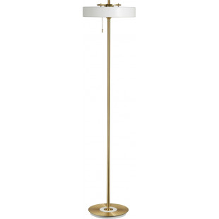 Lampa podłogowa ARTDECO biało - złota 162 cm