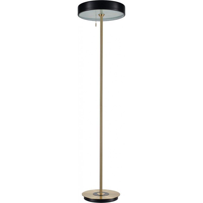 Lampa podłogowa Art Deco czarno-złota | Step Into Design