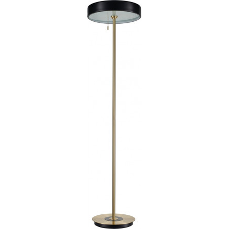 Lampa podłogowa Art Deco czarno-złota | Step Into Design