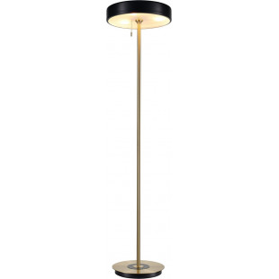 Lampa podłogowa Art Deco czarno-złota | Step Into Design