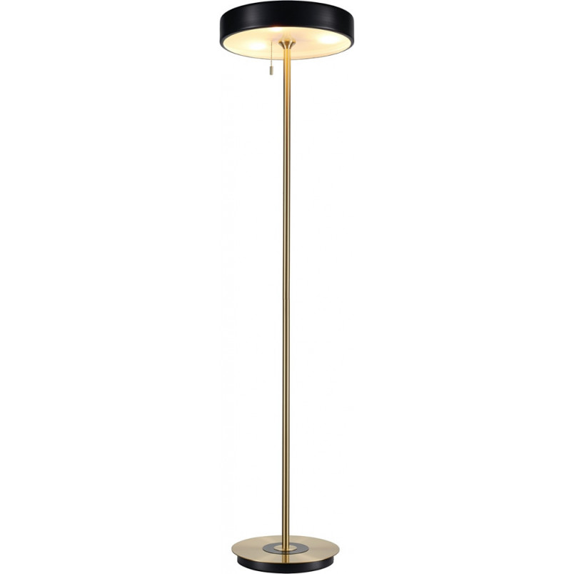 Lampa podłogowa Art Deco czarno-złota | Step Into Design