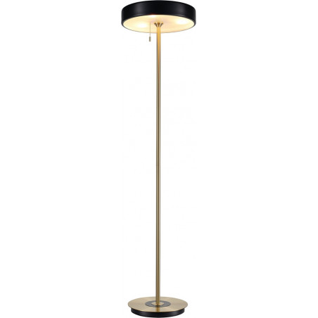 Lampa podłogowa Art Deco czarno-złota | Step Into Design