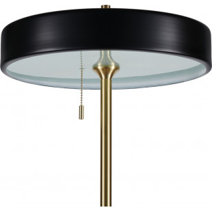 Lampa podłogowa Art Deco czarno-złota | Step Into Design