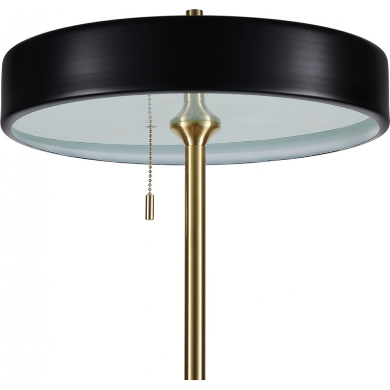 Lampa podłogowa Art Deco czarno-złota | Step Into Design