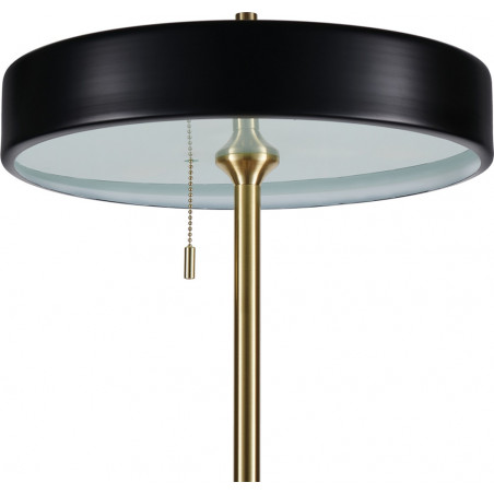 Lampa podłogowa Art Deco czarno-złota | Step Into Design