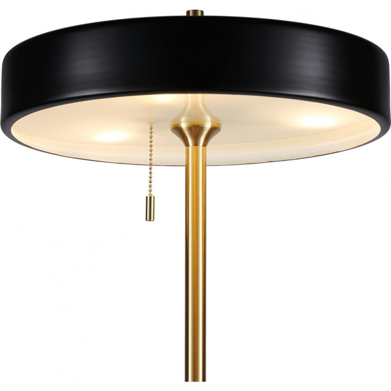 Lampa podłogowa Art Deco czarno-złota | Step Into Design