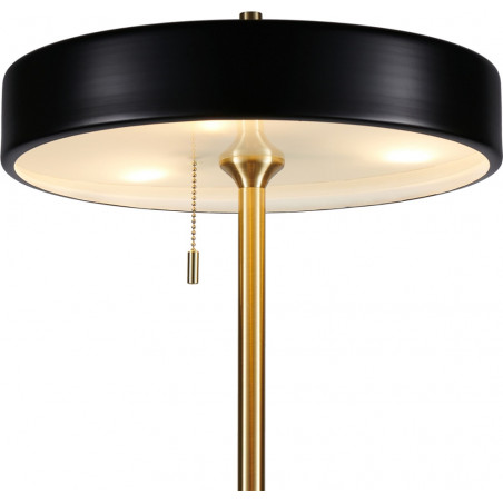 Lampa podłogowa Art Deco czarno-złota | Step Into Design