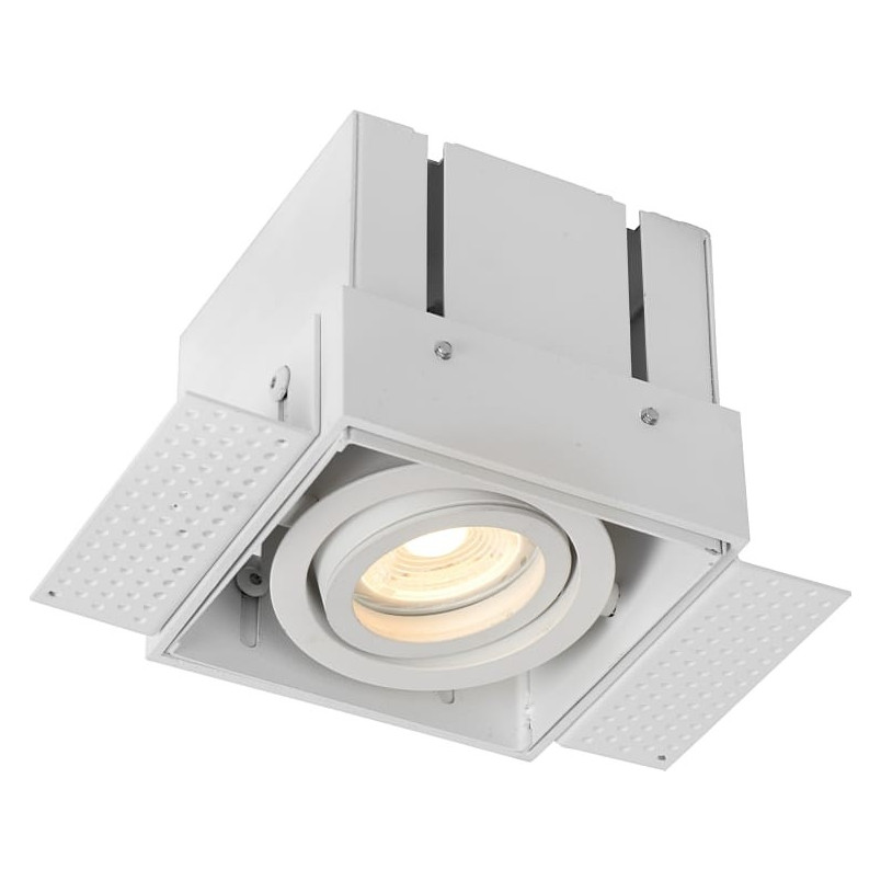 Oprawa podtynkowa Trimless biała Lucide | Downlight GU10