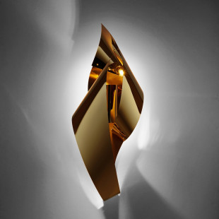 Kinkiet Glamour Axel Złoty | Step Into Design - Eleganckie Oświetlenie