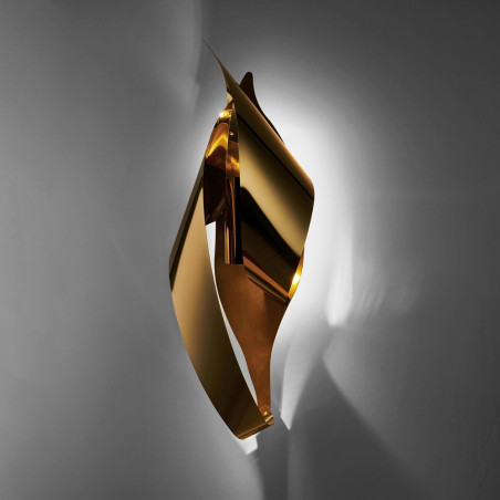 Kinkiet Glamour Axel Złoty | Step Into Design - Eleganckie Oświetlenie