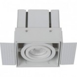 Oprawa podtynkowa Trimless biała Lucide | Downlight GU10