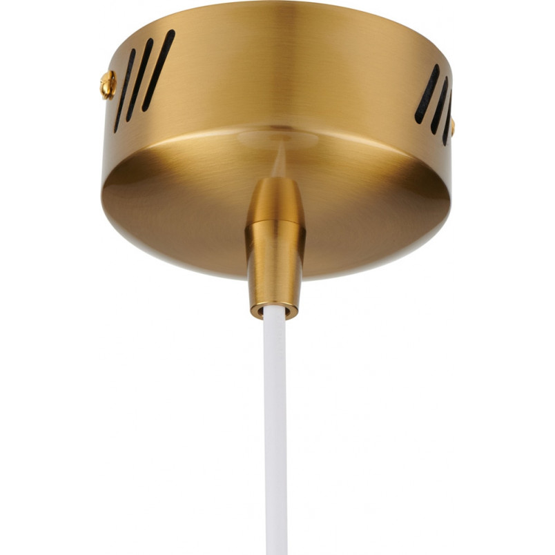 Lampa wisząca Boni - szklana kula, biała | Step Design