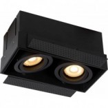 Oprawa podtynkowa Trimless Lucide | Downlight podwójny czarny