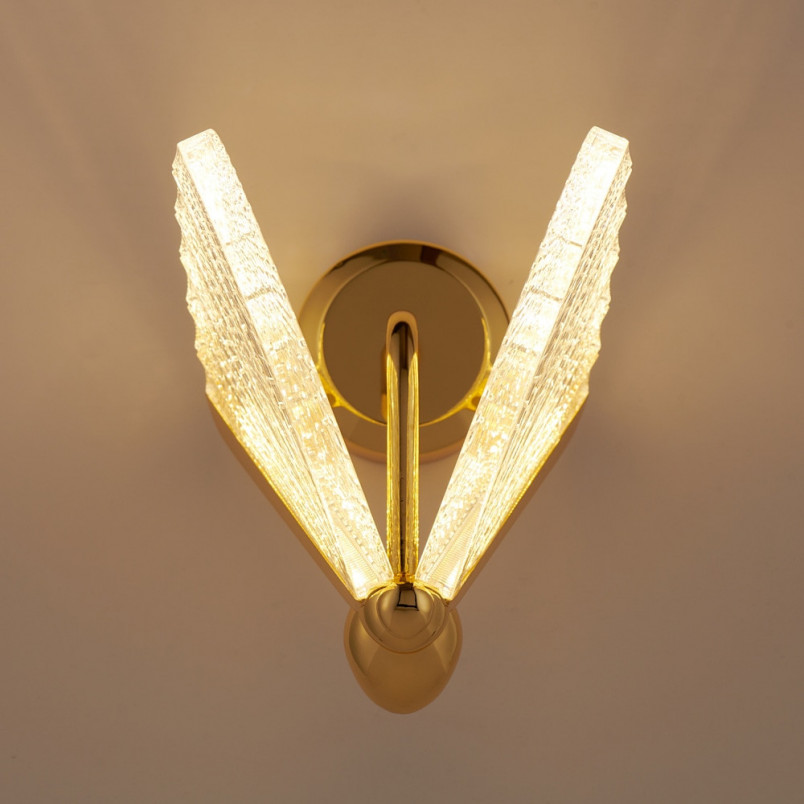 Kinkiet LED "Pszczoła" Złoty - Step Into Design | Oświetlenie