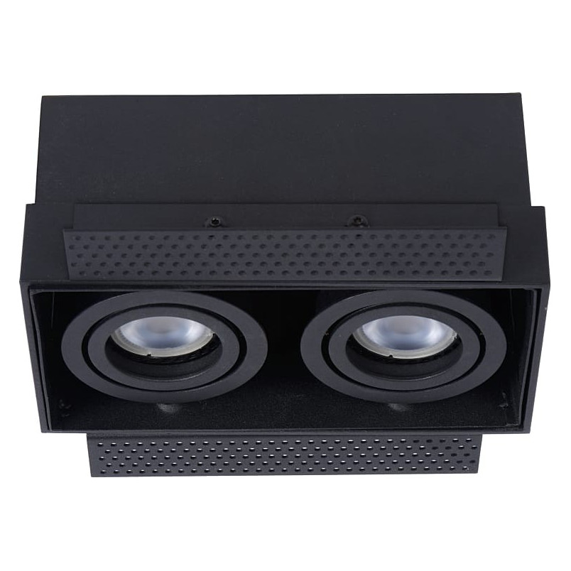 Oprawa podtynkowa Trimless Lucide | Downlight podwójny czarny
