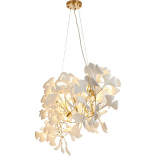 Lampa wisząca Botanika | Biało-złota, Art Deco | Step Design