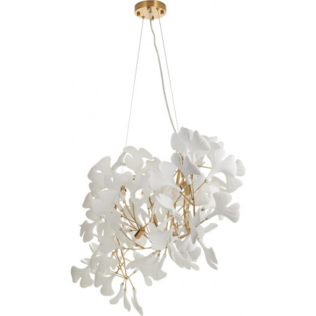Lampa wisząca Botanika | Biało-złota, Art Deco | Step Design