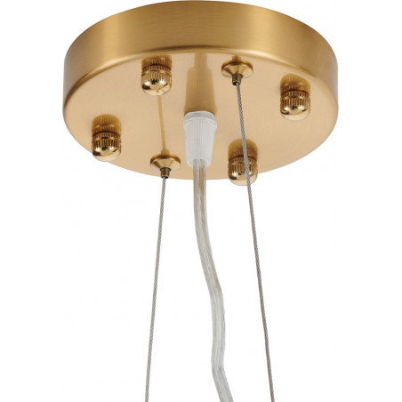 Lampa wisząca Botanika | Biało-złota, Art Deco | Step Design