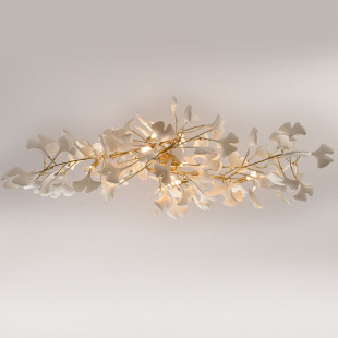 Lampa wisząca Botanika | Biało-złota, Art Deco | Step Design
