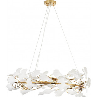 Lampa wisząca BOTANIKA złoto biała 80 cm