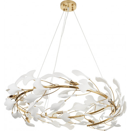 Lampa wisząca Botanika | Złoto i biel | Step In Design