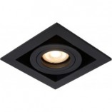 Lampa spot podtynkowa Chimney Square czarna | Lucide