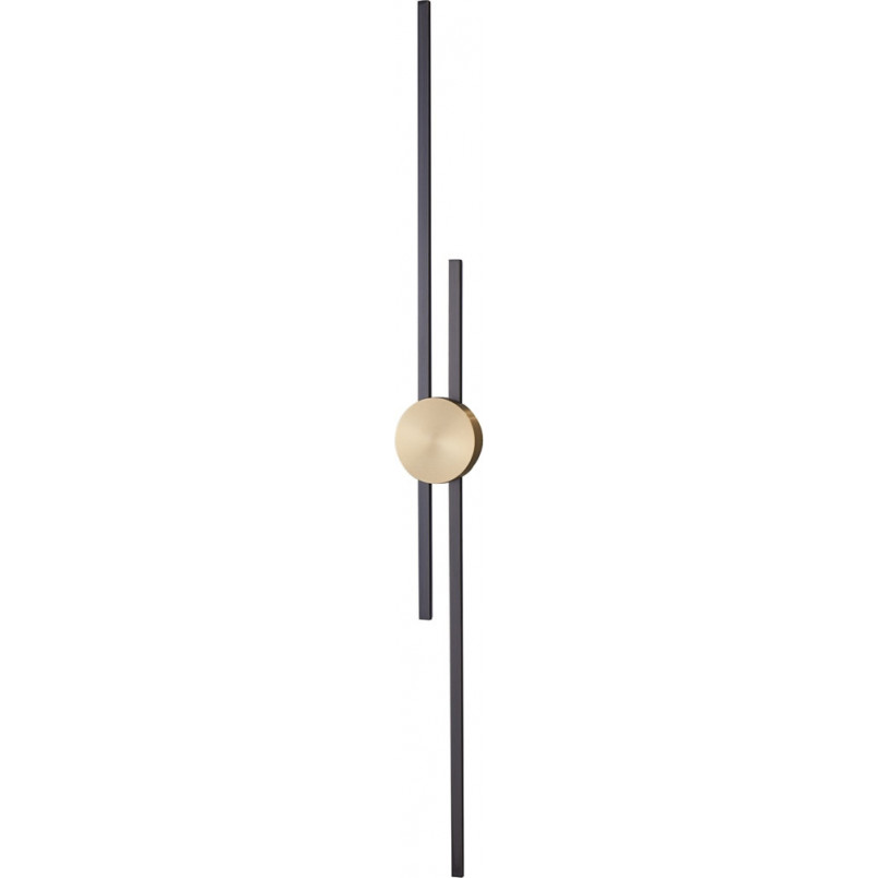 Kinkiet Centro LED czarny/złoty | Step Into Design