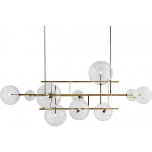Lampa wisząca Charm - szkło, mosiądz | Step Into Design