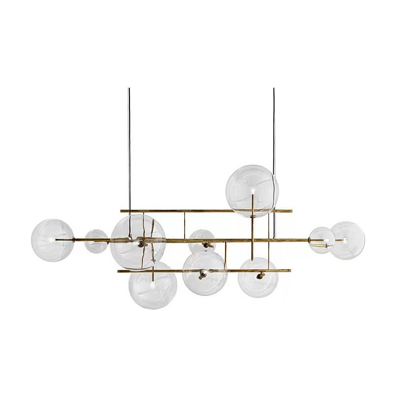 Lampa wisząca Charm - szkło, mosiądz | Step Into Design