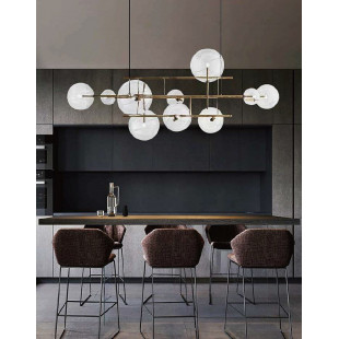 Lampa wisząca Charm - szkło, mosiądz | Step Into Design