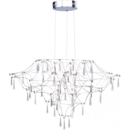 Żyrandol Kryształowy Crystal Net LED 80cm | Step Into Design
