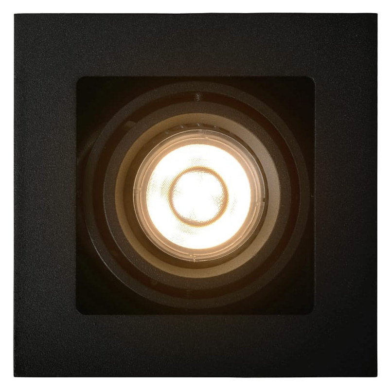 Lampa spot podtynkowa Chimney Square czarna | Lucide