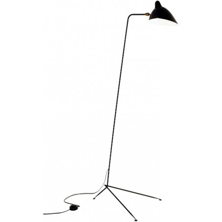 Lampa podłogowa Crane | Czarna, Loftowa | Step Into Design