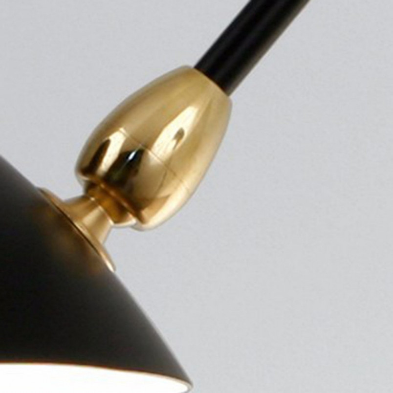 Lampa podłogowa Crane | Czarna, Loftowa | Step Into Design