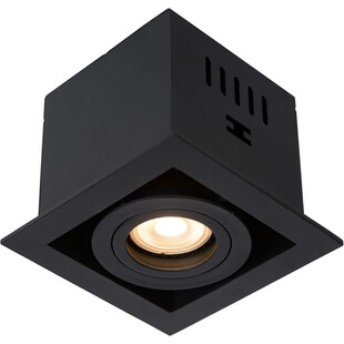 Lampa spot podtynkowa Chimney Square czarna | Lucide