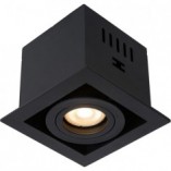 Lampa spot podtynkowa Chimney Square czarna | Lucide