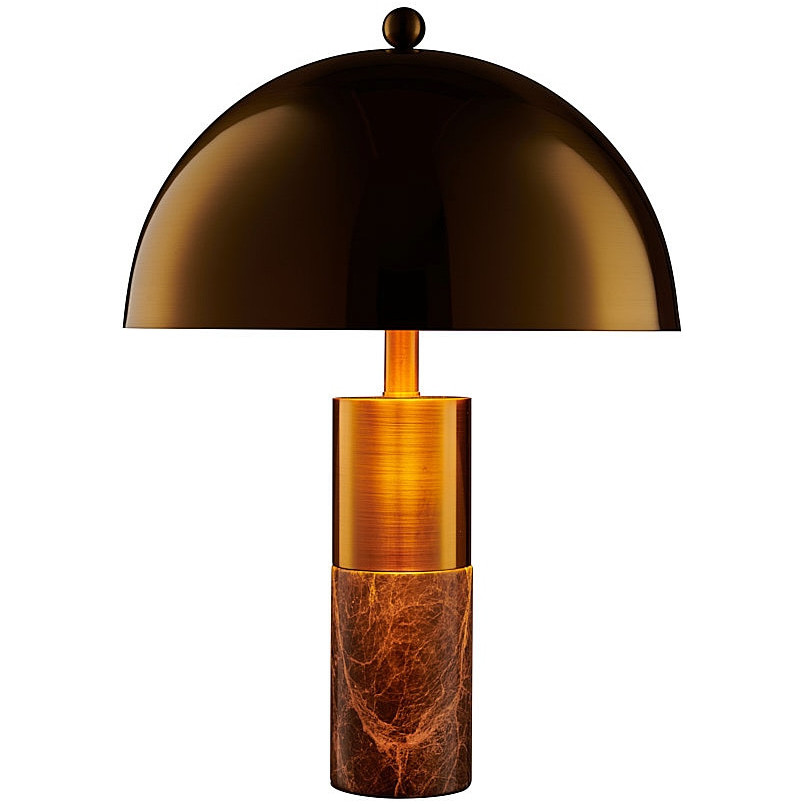 Lampa stołowa COMO - złota, glamour | Step Into Design