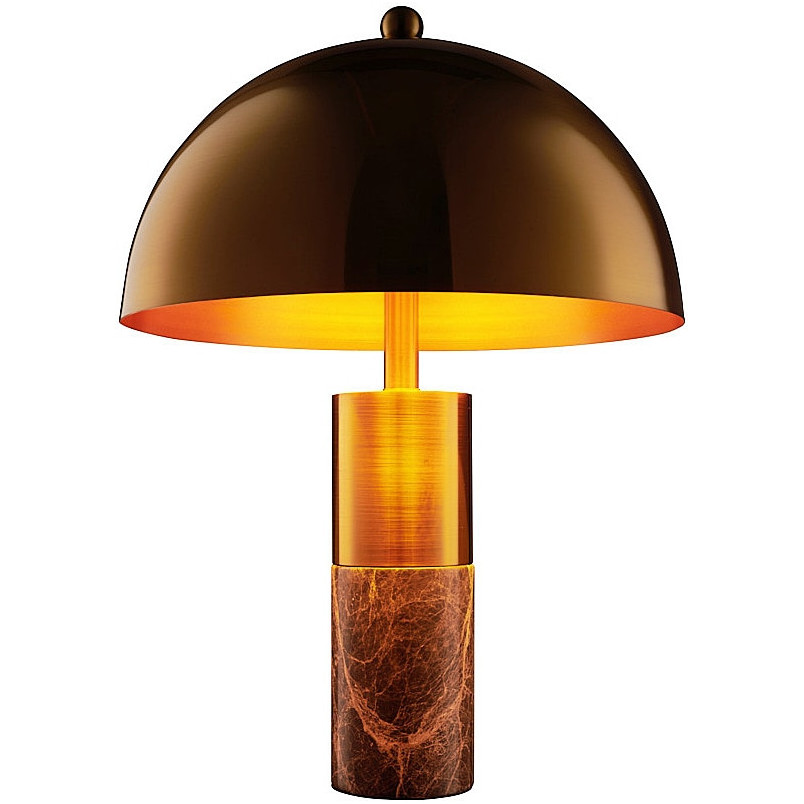 Lampa stołowa COMO - złota, glamour | Step Into Design
