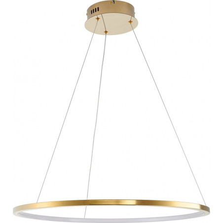 Lampa wisząca Circle Slim LED 60cm złota | Step