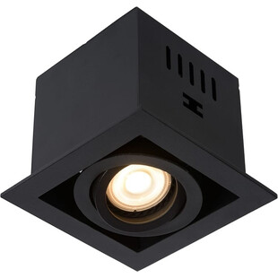 Lampa spot podtynkowa Chimney Square czarna | Lucide