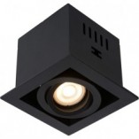 Lampa spot podtynkowa Chimney Square czarna | Lucide