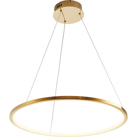 Lampa wisząca Circle Slim LED 60cm złota | Step