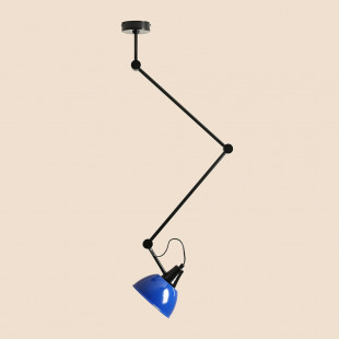 Lampa sufitowa regulowana Aida Gloss niebiesko-czarna Aldex