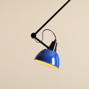 Lampa sufitowa Aida Gloss | Niebiesko-czarna | Aldex