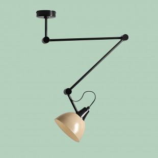 Lampa sufitowa regulowana Aida Gloss beżowo-czarna Aldex