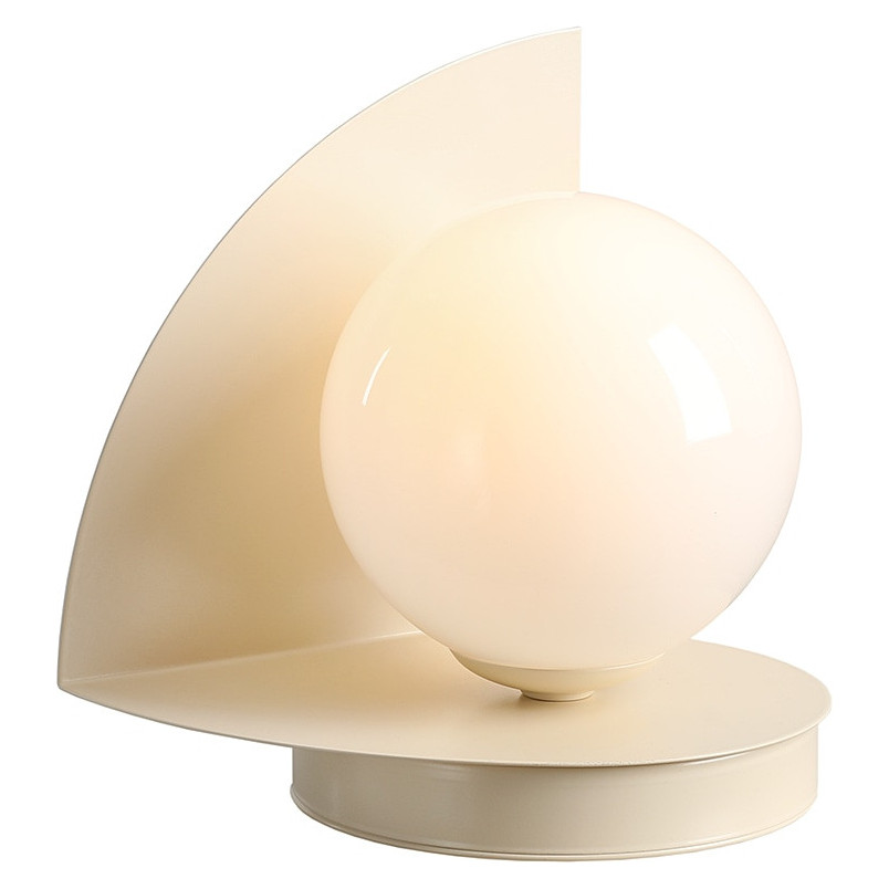 Lampa stołowa Loop | Aldex - Szkło, Biały/Kremowy | Kup Online