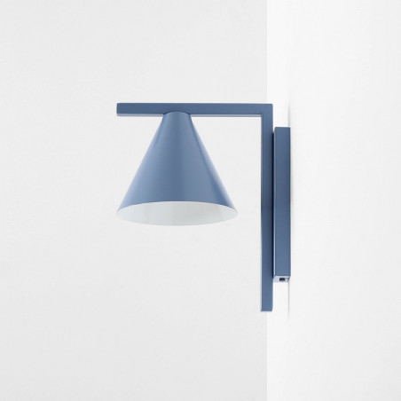 Kinkiet stożek Form Dusty Blue Aldex | Retro Design