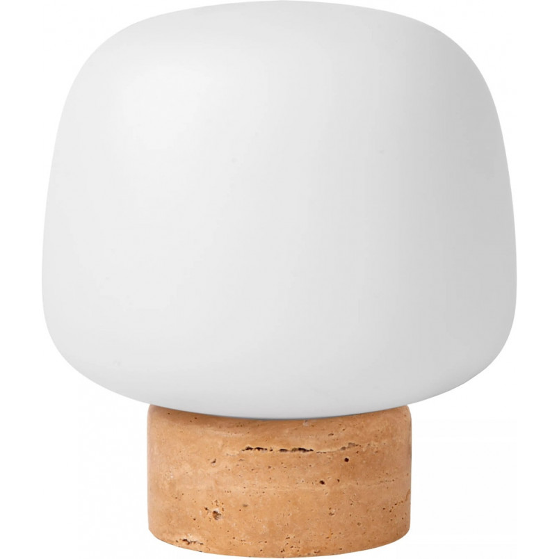 Lampa stołowa Lucide Anston - Szkło, Trawertyn | Kup online